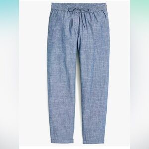 J. Crew Chambray Cotton Drawstring Pants